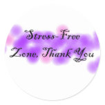 Stress Free Zone Stickers