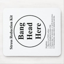 Stress relief mouse mat
