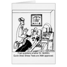 Stress Tests Not Approved by the AMA Greeting Cards
