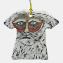 Stressed Out Santa Ornament