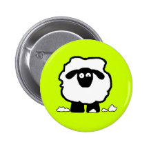 Stressed Sheep Pinback Buttons