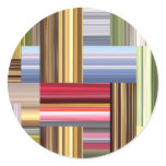 Stretch of Colors Sticker