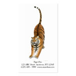 Stretching Bengal Tiger Business Card