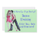 Strictly Come Dancing Pasha's Welcome Dance invitations
