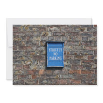 Strictly No Parking Invitation