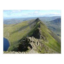Striding Edge - English Lake District Postcards
