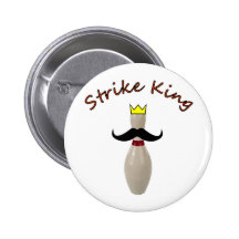 Strike King Pinback Buttons