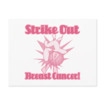 Strike Out Breast Cancer Postcard