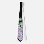 Striking Sterling Silver Rose Tie
