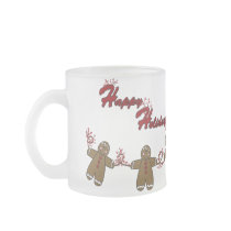 String of Gingerbreadmen Coffee Mugs