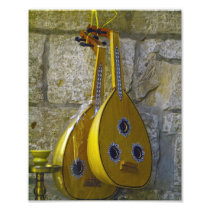 Stringed instruments in the Marketplace Photo Print