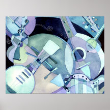 Stringed Musical Instruments Print