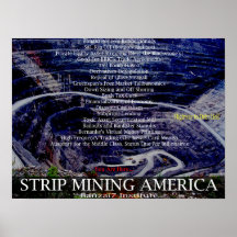Strip Mining America Posters