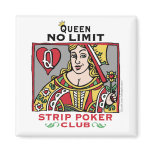 Strip_poker_queen_zazzle magnets