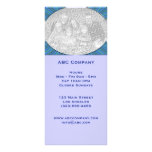 stripe blue frame custom rack cards