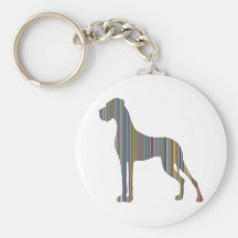 Stripe Dane Key Chains