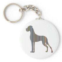 Stripe Dane Key Chains