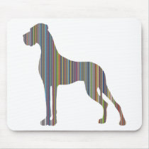 Stripe Dane Mouse Pads