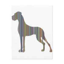 Stripe Dane Post Cards