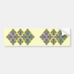 Stripe Mardi Gras Fleur de lis Bumper Stickers