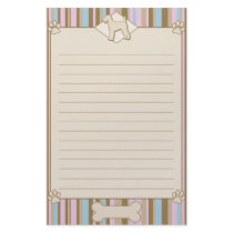 Striped Airedale Terrier Stationery