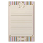 Striped American Eskimo Dog Stationery