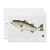 Striped Bass Personalized Announcements