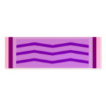 Striped Bookmarks. Business Card