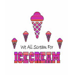 Striped Diamond 03 Scream For Ice Cream Shirt