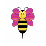 Striped Diamond 03 Smiling Bumble Bee Shirt