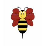 Striped Diamond 07 Smiling Bumble Bee Shirt