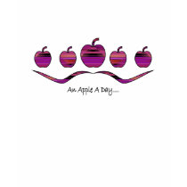 Striped Diamond 12 Apple A Day Shirt