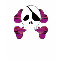 Striped Diamond 12 Pirate Skull Shirt