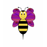 Striped Diamond 14 Smiling Bumble Bee Shirt