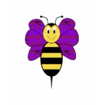Striped Diamond 16 Smiling Bumble Bee Shirt