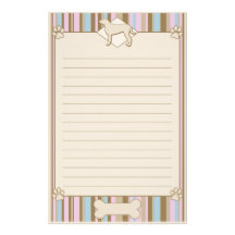 Striped Greater Swiss Mountain Dog Stationery