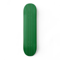 Striped Green Skateboard Deck