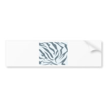 Striped Hyena Skin Pattern bumper stickers
