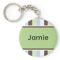 Striped keychain