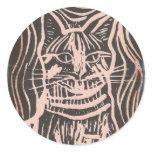 Striped Kitty Sticked stickers