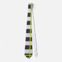 striped knit look tie