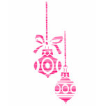Striped Ornaments - Women's Short Sleeve (Pink) t-shirts