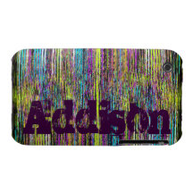 Striped Pattern iPhone 3 Case