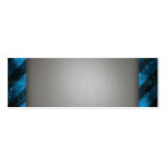 Striped Silver Brushed Aluminium business cards