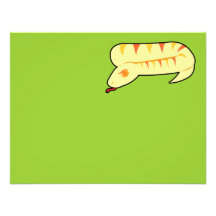 Striped Snake Personalized Invite