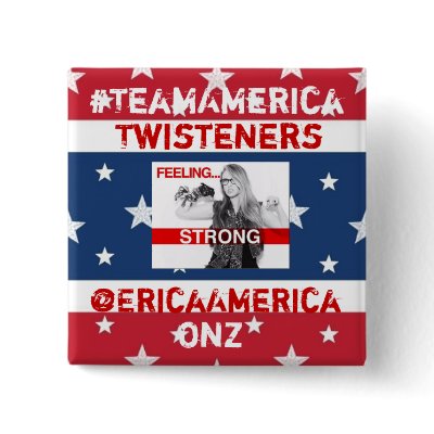 striped stars TAT button