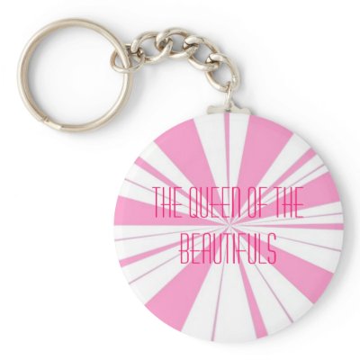 striper, The Queen Of The Beautifuls Keychain by dominiquedisaster