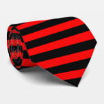 stripes : black & red : ties
