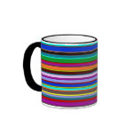 Stripes-Different Colours(Purple) mugs