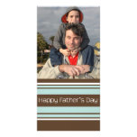 Stripes Father's Day photo cards